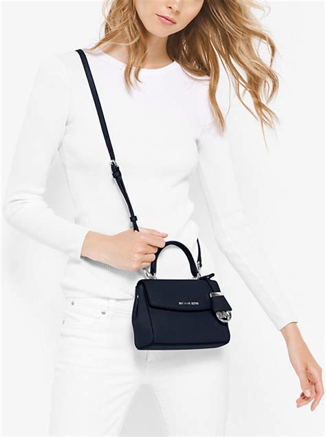 michael kors ava extra small saffiano leather crossbody|MICHAEL Michael Kors Women's Ava Cross Body Bag, Soft .